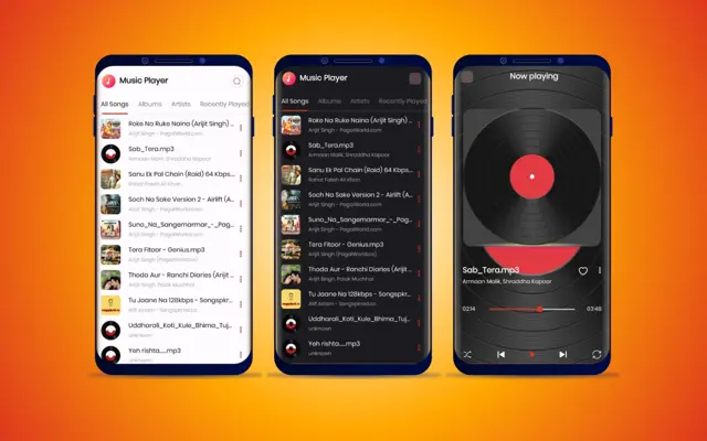 AMP Music Player android App screenshot 1